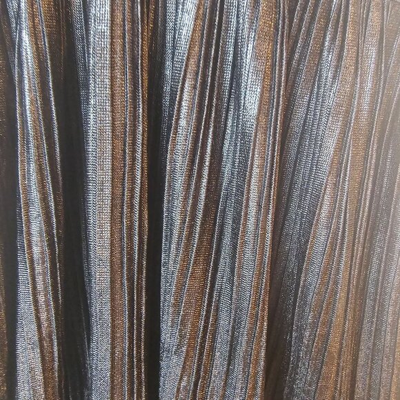 Dannijo All Over Pleated Noir Plunge Neck Mini Dress, USA Made, Med, NWT - Picture 6 of 9